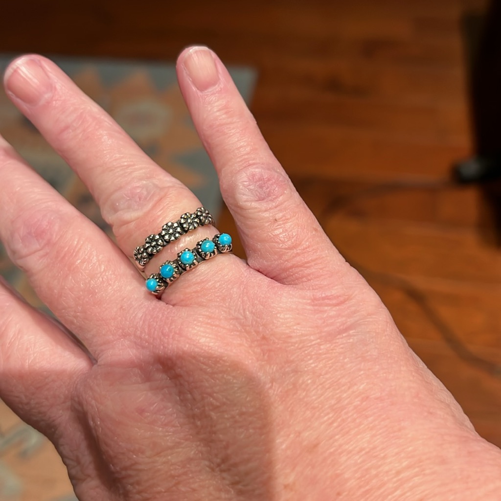 Beautiful Sterling Native American Design Ring